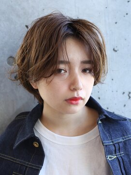 アンドレイ 表参道(andrey) 【ANDREY】センターパート×ラフウェーブ