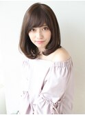 《AFLOATディル 井上紗矢香》大人可愛い小顔ミディアムヘア