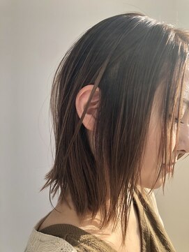 サラビューティーサイト 志免店(SARA Beauty Sight) パツッとラインのハイトーンベージュ