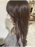 ロングレイヤー☆ピンクラベンダーカラー