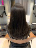 ツヤ髪　ミントベージュ　BeforeAfter