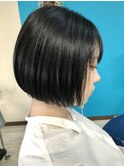 ミニボブ/アッシュブラック☆