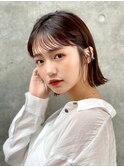 耳掛け　ひし形ボブ　ピュアボブ