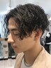 メンズカット+ツイストスパイラルパーマ+3stepトリートメント￥14000#渋谷
