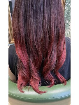 マドゥーズ ヘアショップ(Madoo's hair shop) 夏レッド