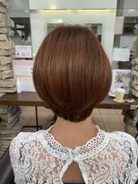 リー 甲子園(Lee)&nbsp;ショートボブ×キャロットオレンジ☆