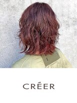 クレール 住吉店(CREER) かっこ可愛いミディパーマSTYLE