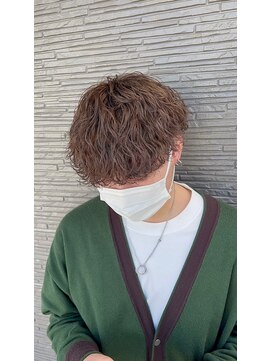 ミオ ゾーン(Mio'' ZONE) 東大阪長瀬メンズ専門美容室ZONE波巻きマッシュパーマ