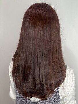 ロンドエニカ 大宮(Lond enika) 前髪パーマアッシュカラーレイヤーロンググレーベージュ[大宮]