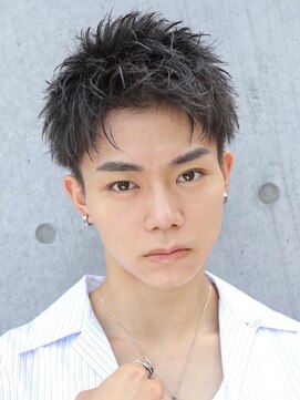 フレイバ 吉祥寺(FLAVA) スタンダードアップバング　ソフトツイストパーマ　ツーブロック