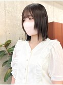 肩上ボブ×フェイスレイヤー