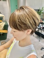 アーツ 茅ヶ崎(arts)&nbsp;ショートカット20代30代40代前髪あり面長丸顔ショートボブ