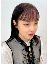 アトリエ ポルト(atelier porto)&nbsp;【porto神戸】インナーカラー/前髪/ラベンダーカラー