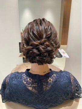 ビオラバイフーガ 綱島(Viola by FUGA) 結婚式お呼ばれゆるふわアップ10代20代30代40代