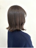 20代30代40代髪質改善カラーアッシュベージュ艶感ロブヘアー