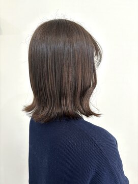 ヘアープロデュース ラピセット 松山(Lapset) 20代30代40代髪質改善カラーアッシュベージュ艶感ロブヘアー