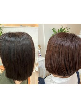 【吹田駅徒歩5分】本物志向の女性にオススメ◇厳選した薬剤を使用し、ワンランク上のヘアに導きます。