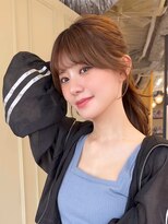 結んでも可愛い顔周りカット【自由が丘】