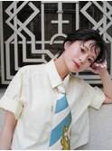 【 MAULOA 】 マッシュショート×ネイビーcolor