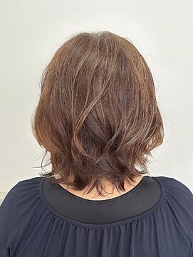 スイ(suiw) ウルフボブ骨格補正パーマ【suiw】昭和町/天王寺/阿倍野