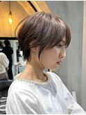 黒髪ボブルフネビージュ小顔ワンレンスペインカール大宮