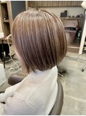 白髪ぼかし×インナーカラー