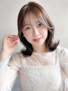 リヤン 表参道(lyann) レイヤー 小顔 デジタルパーマ ミニウルフ  チェリーブラウン ☆