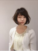 ふわっとした毛束の動きに拘った抜け感ボブ