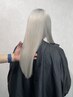 【英一限定】複雑履歴ムラ修正◆極艶ハイトーンカラー◆髪質改善TR付き