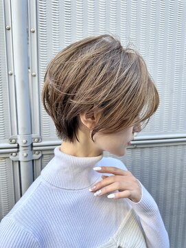 ロンドエニカ 大宮(Lond enika) イメチェン外ハネボブ美髪ワイドバングレイヤーショート/大宮