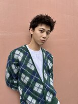 ヒュージ 表参道(huge)&nbsp;ニュアンススパイキーショートパーマ/イメチェン/くせ毛風パーマ