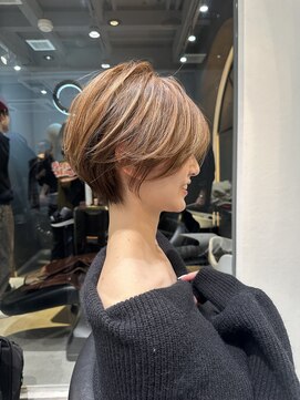 ロンドエニカ 大宮(Lond enika) ミニウルフレイヤーカット顔周りカット前髪カットショート/大宮