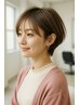 【全員】カット＋カラー＋超音波2stepトリートメント￥18150[伊勢崎/ボブ]