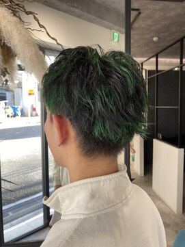 レシピ ラ クレア(recipe la couleur) メンズハイライト