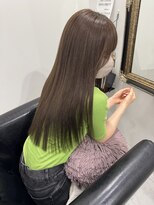 ザ アクネ 岡崎竜美丘店(THE ACNE)&nbsp;♪ベージュカラー_オリーブベージュ_艶カラー