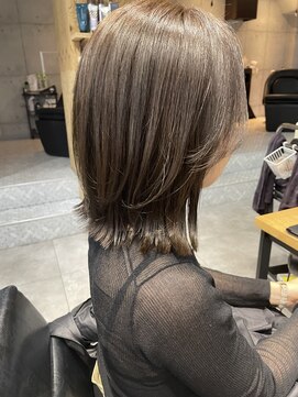 ネウィ 池袋(newi) 外ハネSTYLE☆オリーブベージュカラー