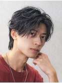 フェザーパーマセンターパート毛流れフェザーショート吉祥寺