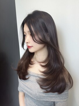 ロンドガーネット 池袋(Lond garnet) 暗めカラー/韓国風巻き/レイヤーカット/髪質改善/縮毛矯正/池袋