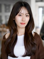 レノラ 本町(LENORA) ☆黒髪クラゲヘアーオリーブグレー小顔ココアベージュ韓国ヘア