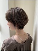 髪質改善/大人ガーリー/似合わせカット/ショートボブ前髪/大宮