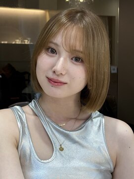 ロンドガーネット 池袋(Lond garnet) マロンベージュ/ボブ/前髪/レイヤー/小顔/髪質改善/縮毛矯正池袋