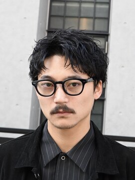 フィフス 渋谷(fifth) 渋谷ルーズショートスパイキーパーマ短髪アップバング2wayメンズ