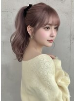 ランテルディ 渋谷(LANTERDIT)&nbsp;ハイトーン　ピンクベージュ　ピンクカラー　ベージュ