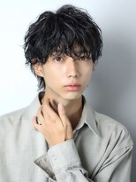 クロトヴィラ 天神大名(KUROT villa)&nbsp;黒髪マッシュウルフスパイラルルーズシャドウパーマ