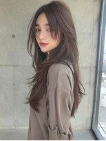 アンドレイ 表参道(andrey) 着物ヘア/ダークアッシュ/ミディアムレイヤーカット/表参道