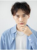 20代30代センターパートツイスパフェザーマッシュB越谷
