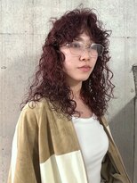 キャロルガーデンズ ボコカ 表参道(Carroll Gardens bococa)&nbsp;ラフウェーブ × ウルフレイヤー × ボルドーカラー