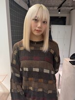 リンドトウキョウ ウメダ(LINDO TOKYO)&nbsp;ホワイトブロンド/レイヤーカット