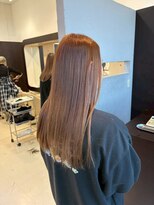 ヘアショップエヌアンドエー 久喜 栗橋店(hairshop N&A)&nbsp;艶感ベージュの美髪ストレートロング