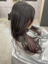 エン(en)&nbsp;ワンホンレイヤー/インナーカラー/ダークブルー